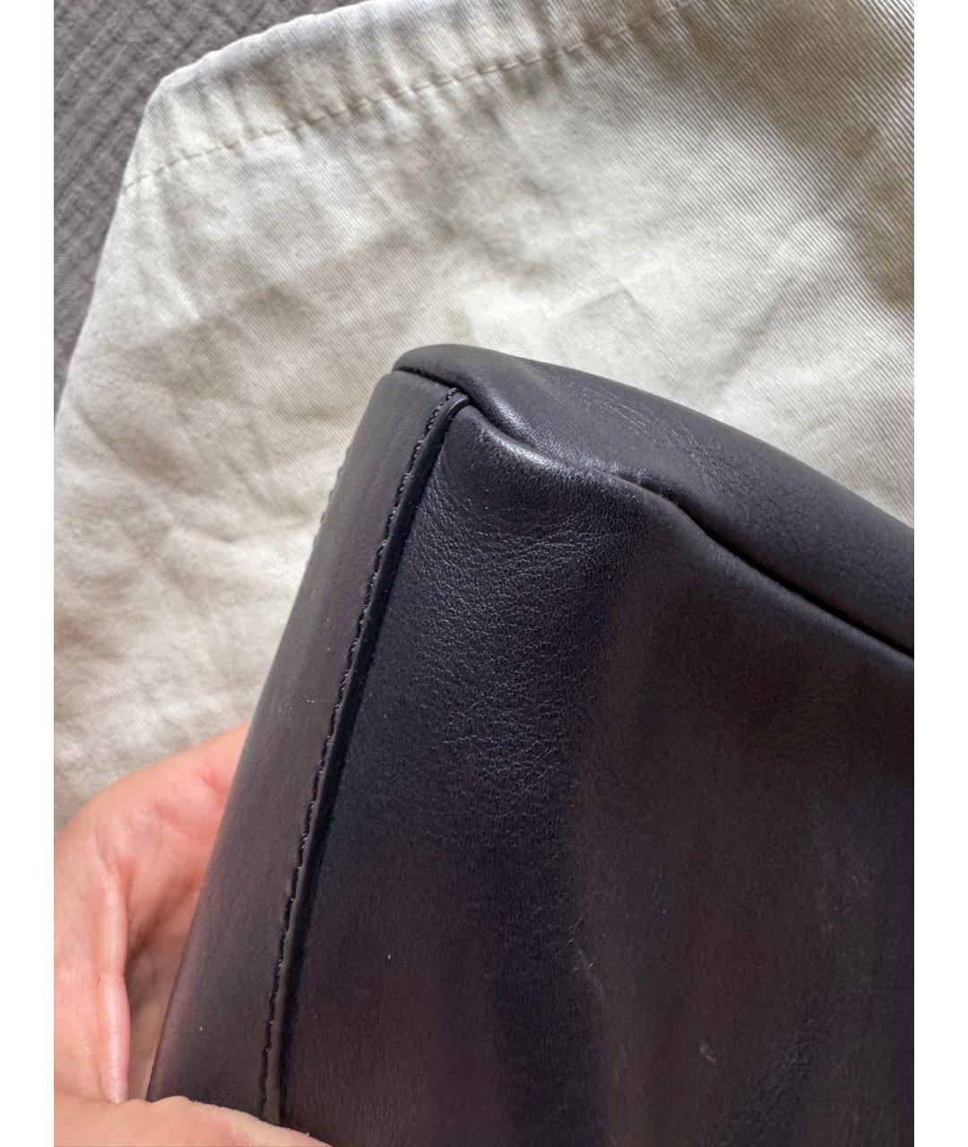 FENDI Черная кожаная сумка через плечо, фото 7