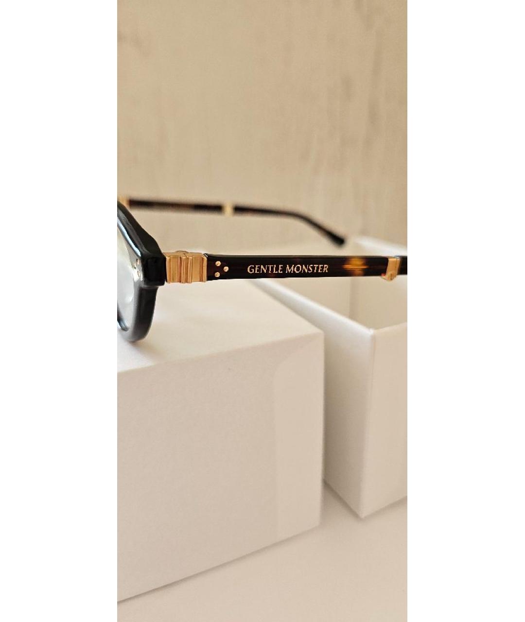 GENTLE MONSTER Коричневые пластиковые солнцезащитные очки, фото 3