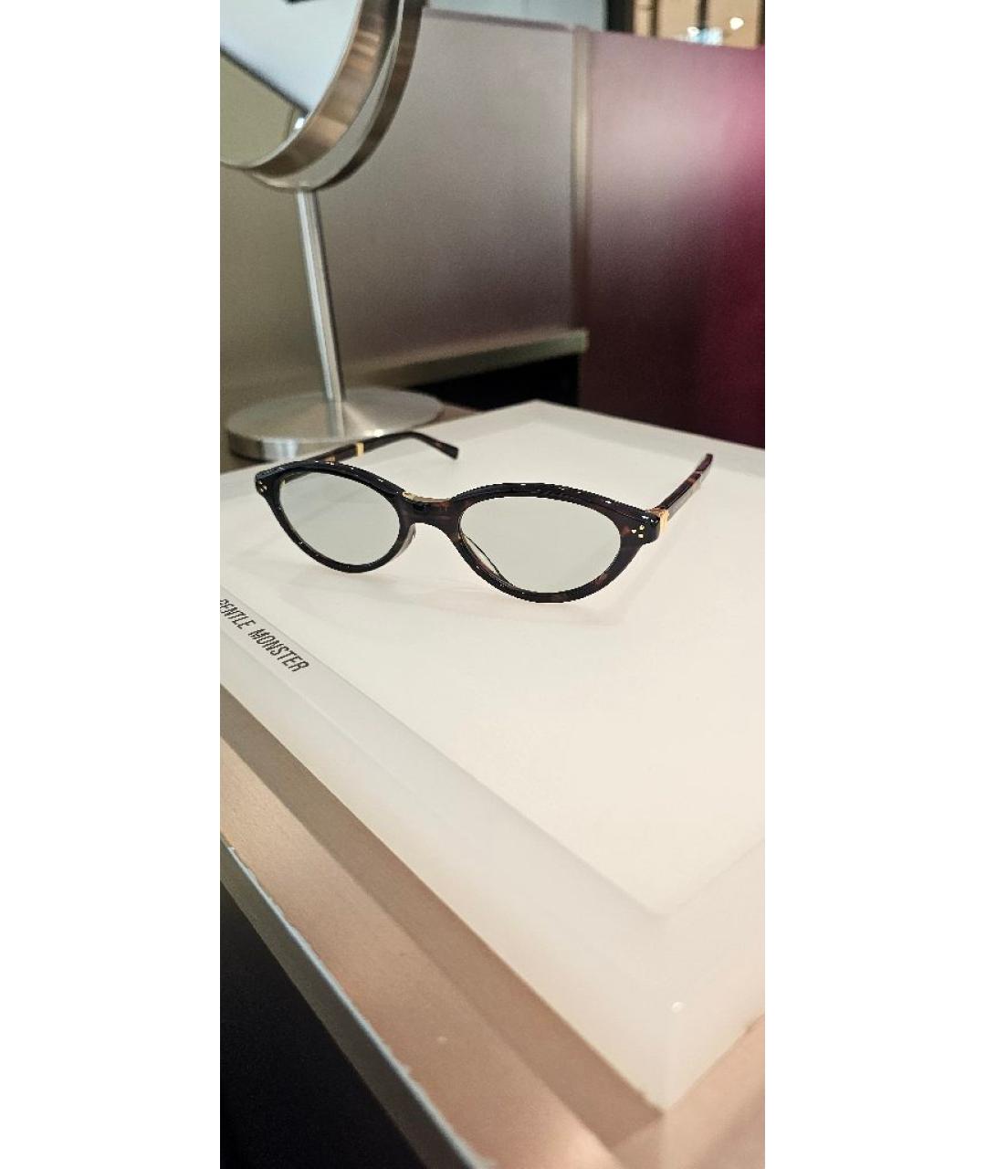 GENTLE MONSTER Коричневые пластиковые солнцезащитные очки, фото 9