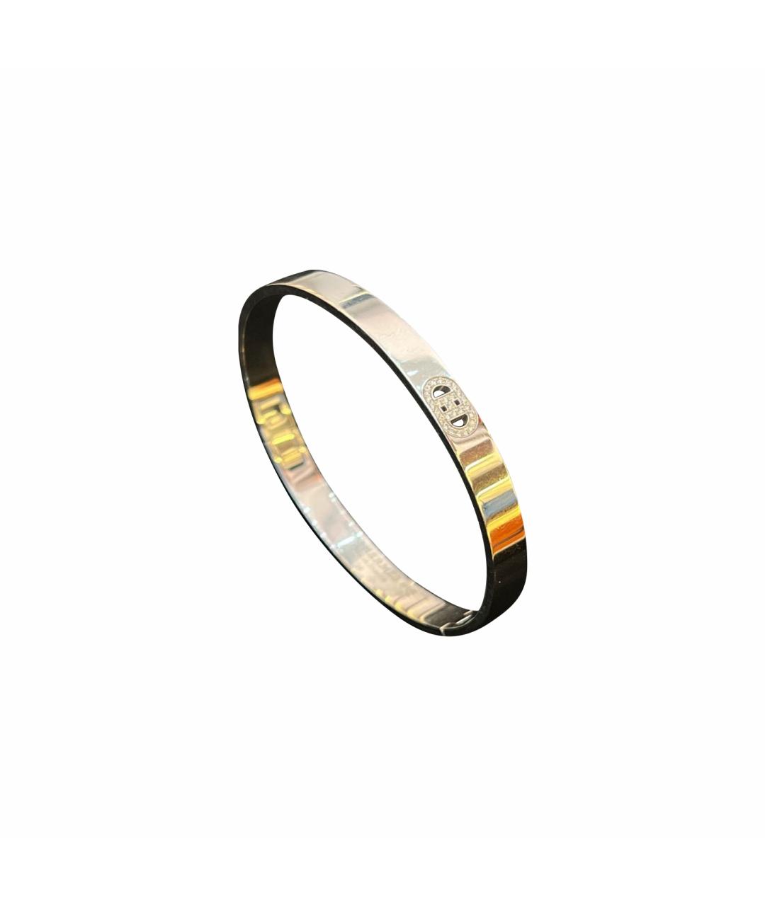 HERMES Серебрянный браслет из белого золота, фото 1