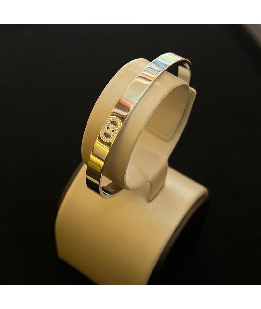 HERMES Серебрянный браслет из белого золота, фото 2
