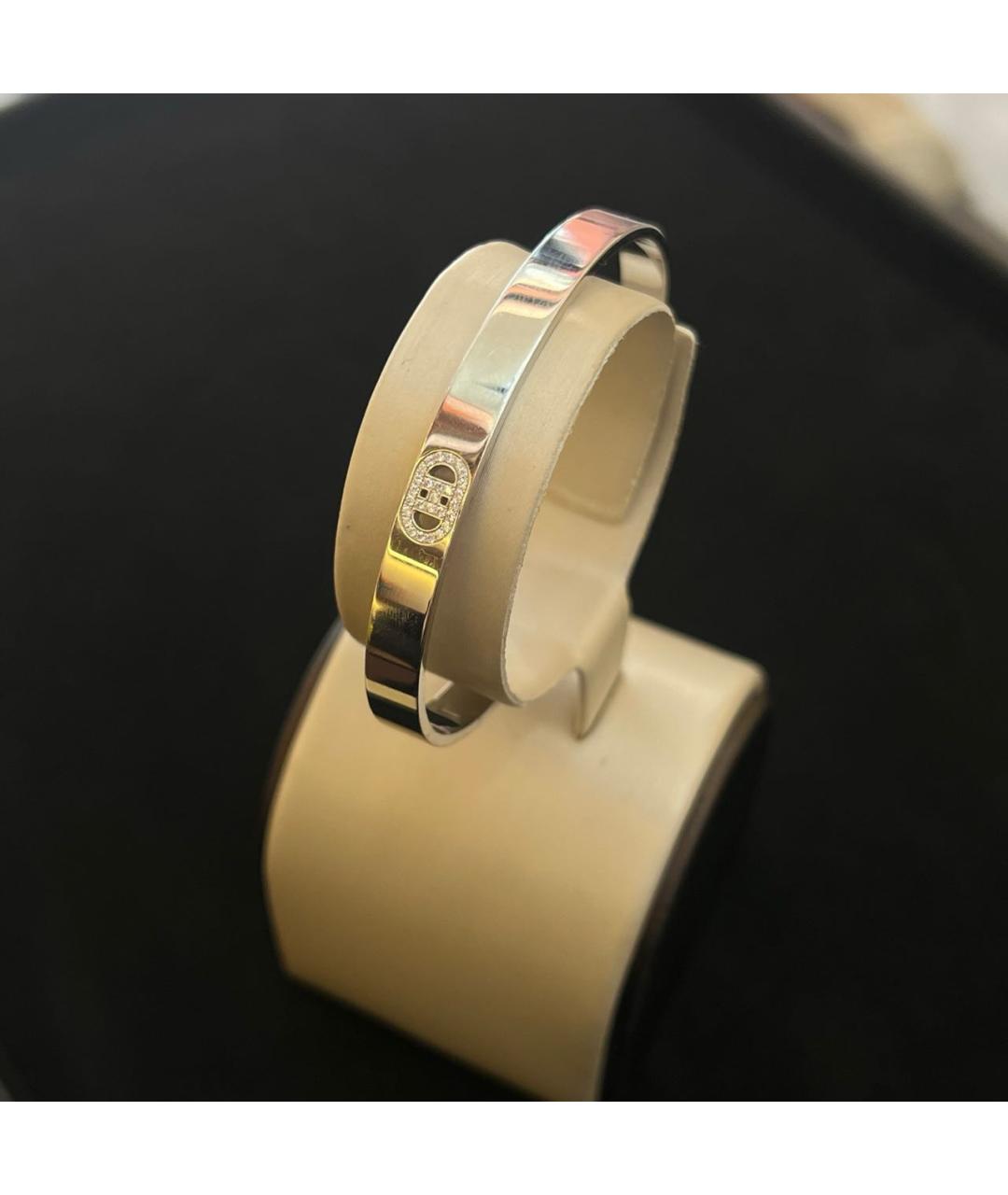 HERMES Серебрянный браслет из белого золота, фото 4