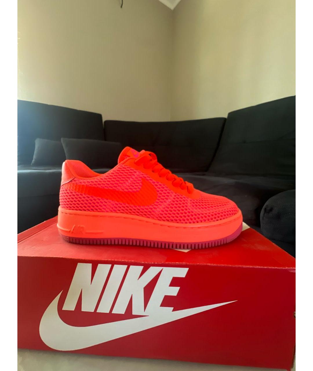 NIKE Фуксия текстильные кроссовки, фото 5