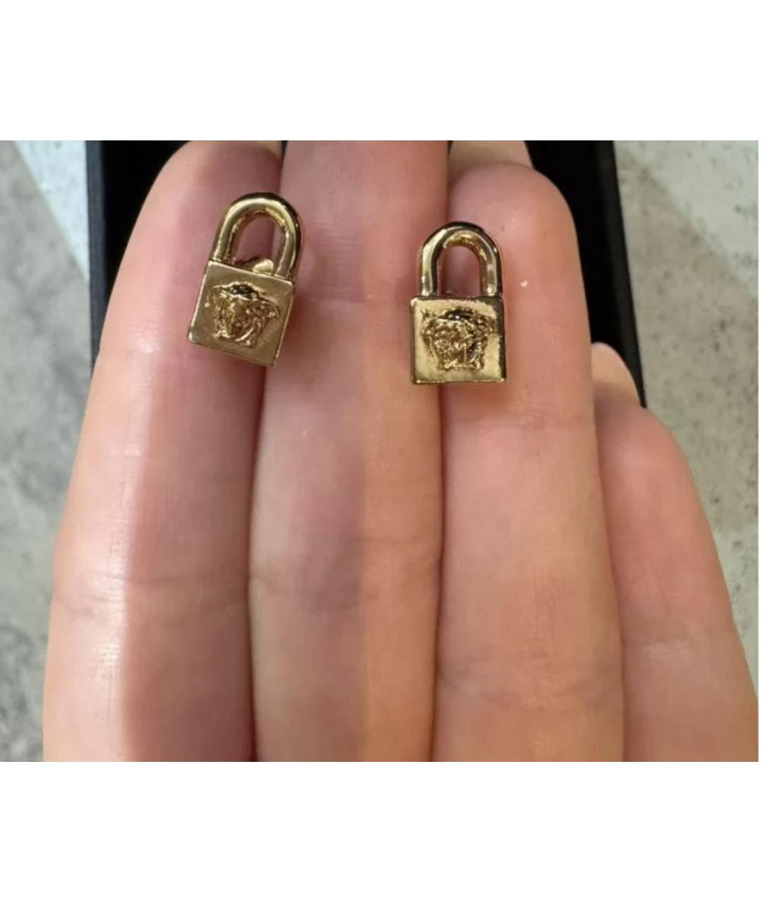 VERSACE Золотые серьги, фото 2