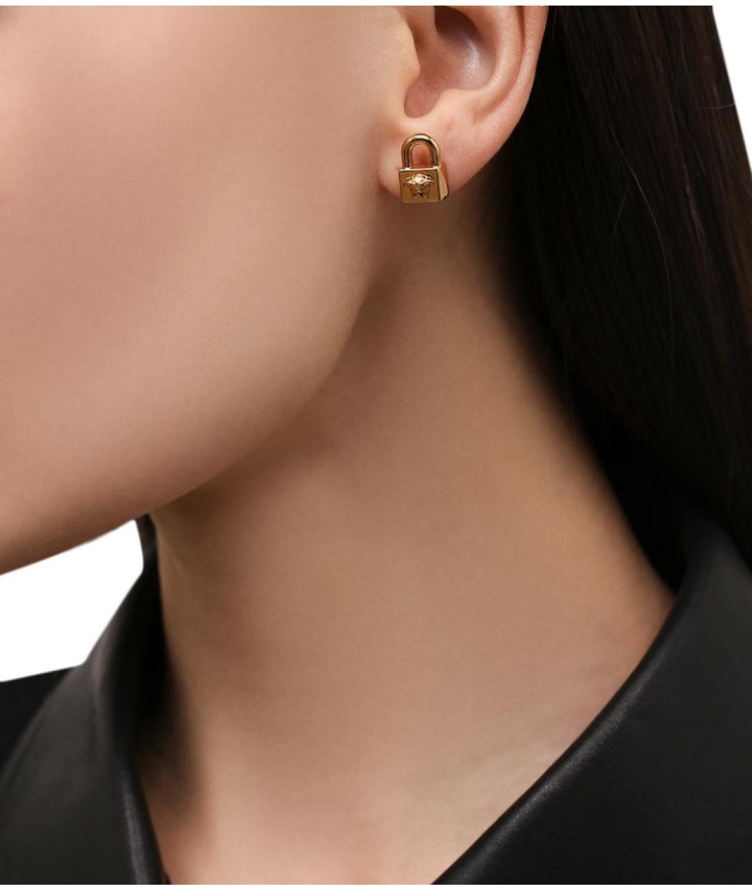 VERSACE Золотые серьги, фото 4