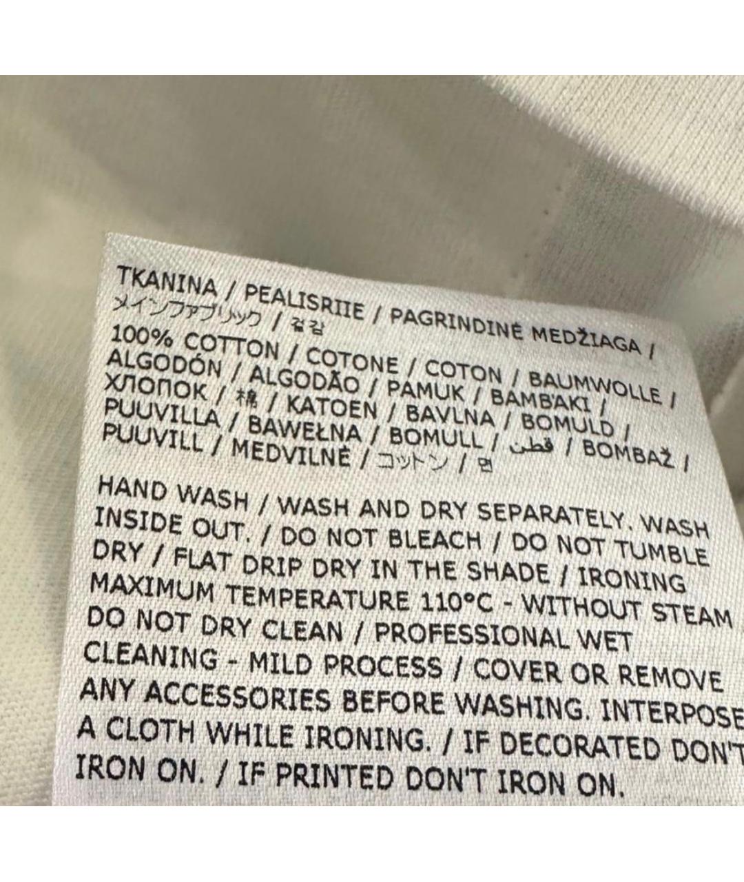 JIL SANDER Белая хлопковая футболка, фото 7