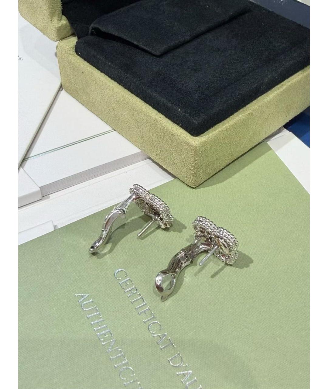 VAN CLEEF & ARPELS Серебряные серьги из белого золота, фото 4