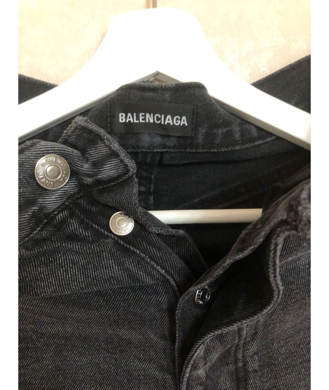 BALENCIAGA Черные хлопковые шорты, фото 3