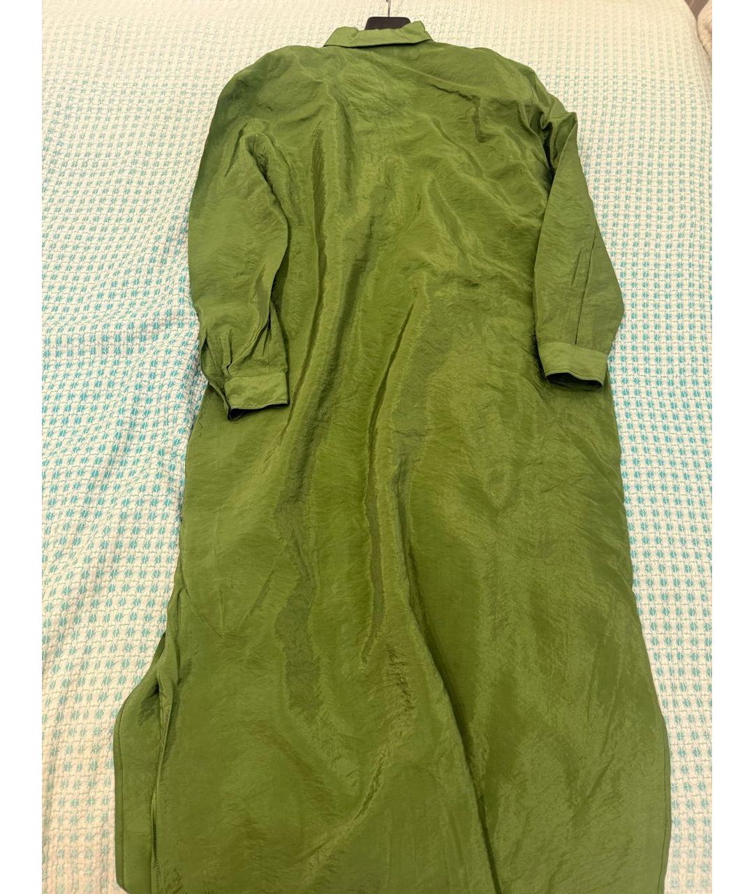 FABIANA FILIPPI Зеленые хлопковое повседневное платье, фото 6