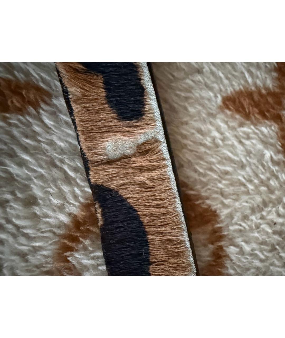 DOLCE&GABBANA Коричневый ремень, фото 7