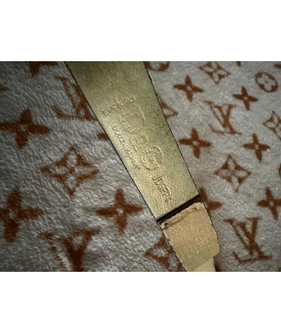 DOLCE&GABBANA Коричневый ремень, фото 3