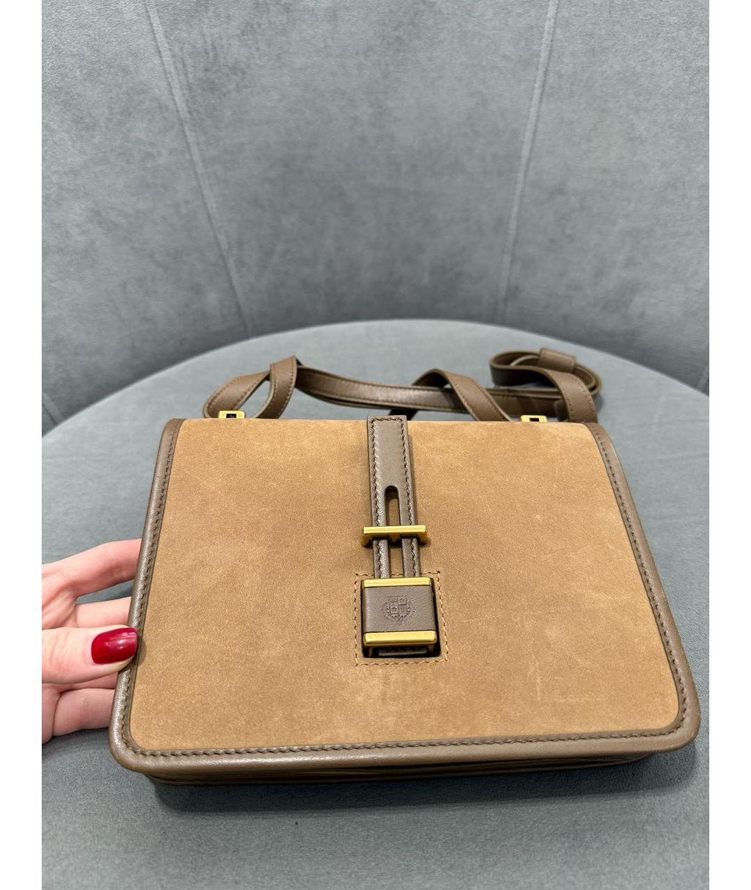 LORO PIANA Замшевая сумка на плечо, фото 4