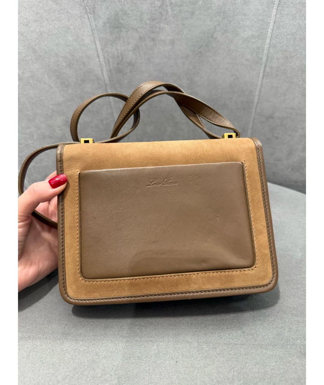 LORO PIANA Замшевая сумка на плечо, фото 3