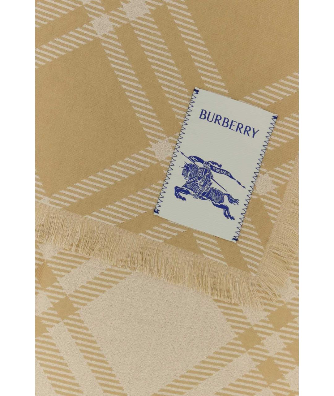 BURBERRY Мульти шерстяной шарф, фото 2