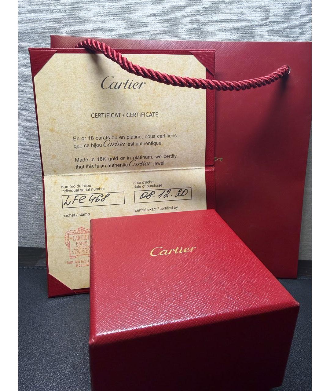 CARTIER Белое кольцо из белого золота, фото 2
