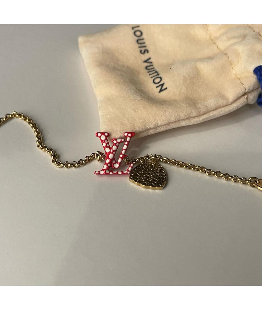 LOUIS VUITTON Золотой металлический браслет, фото 2