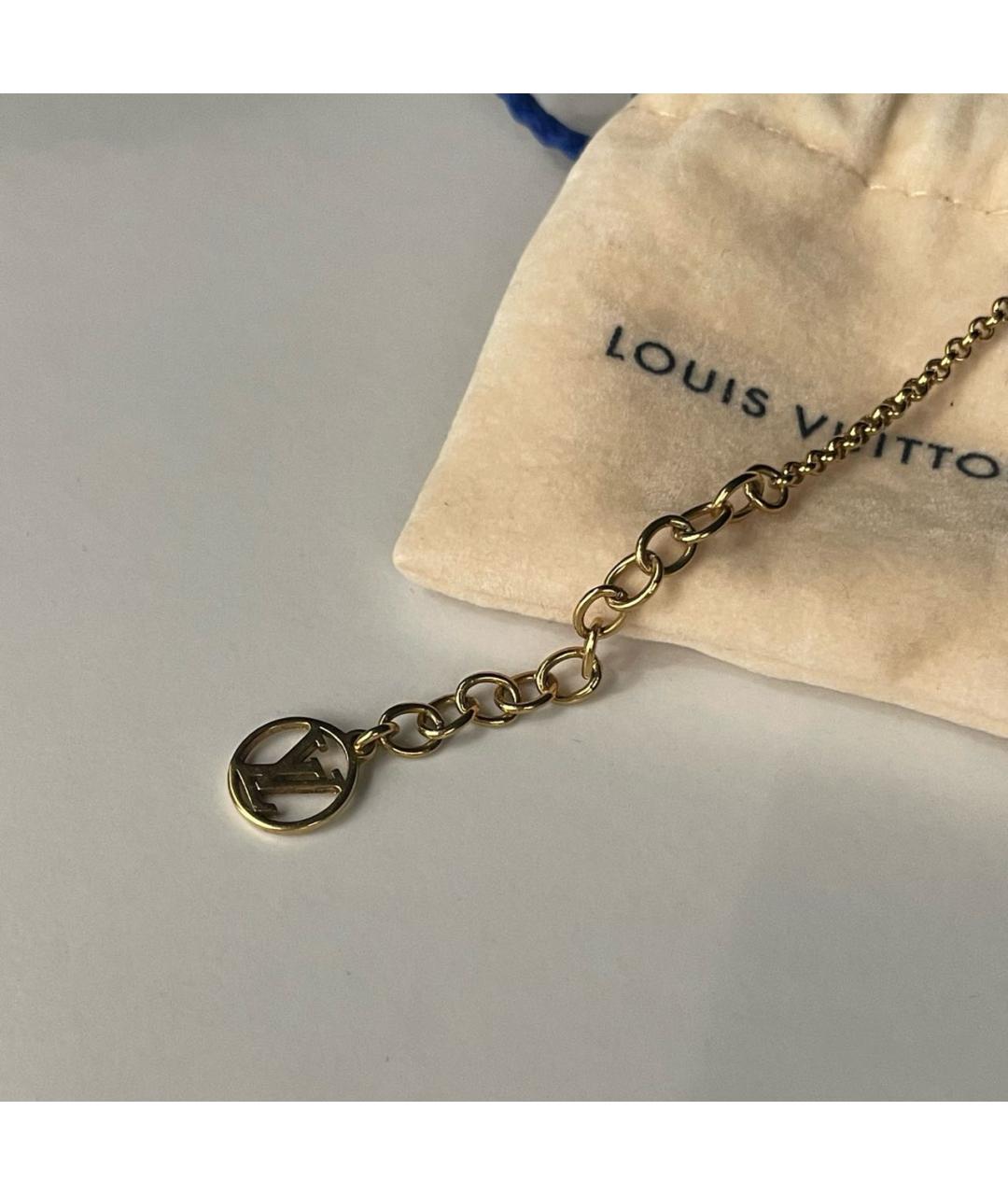 LOUIS VUITTON Золотой металлический браслет, фото 4