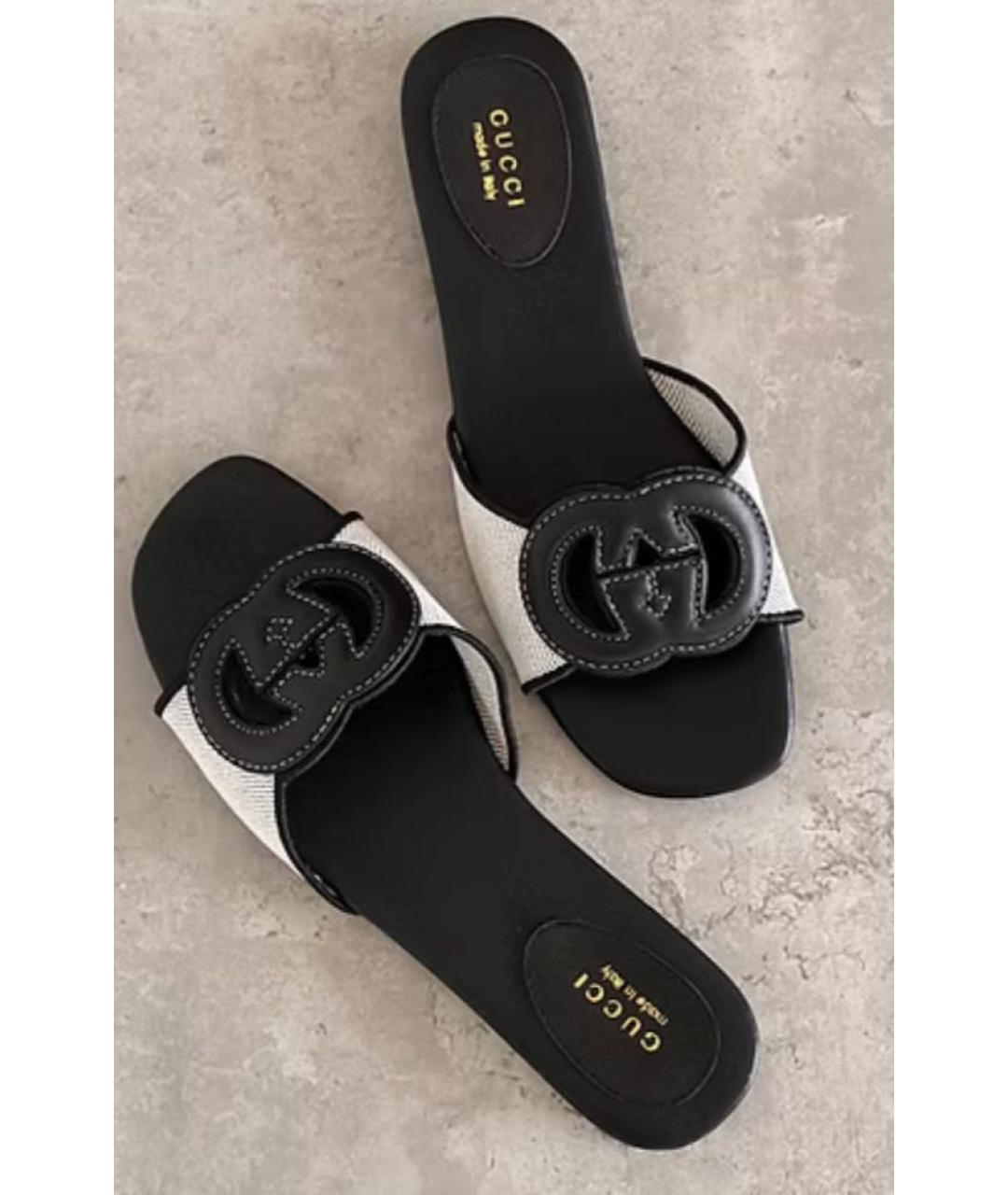 GUCCI Черные сандалии, фото 2