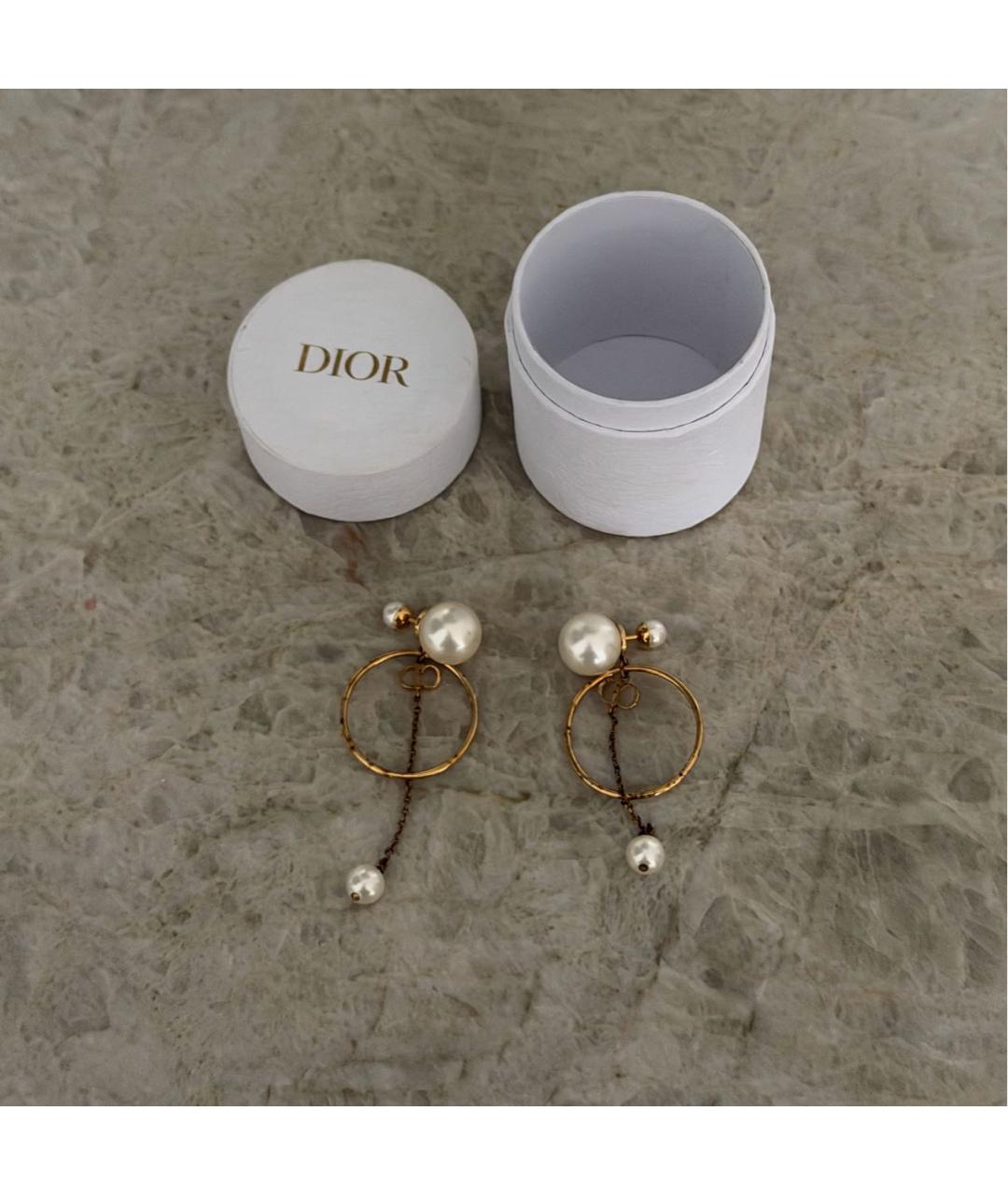 CHRISTIAN DIOR Золотые серьги, фото 4