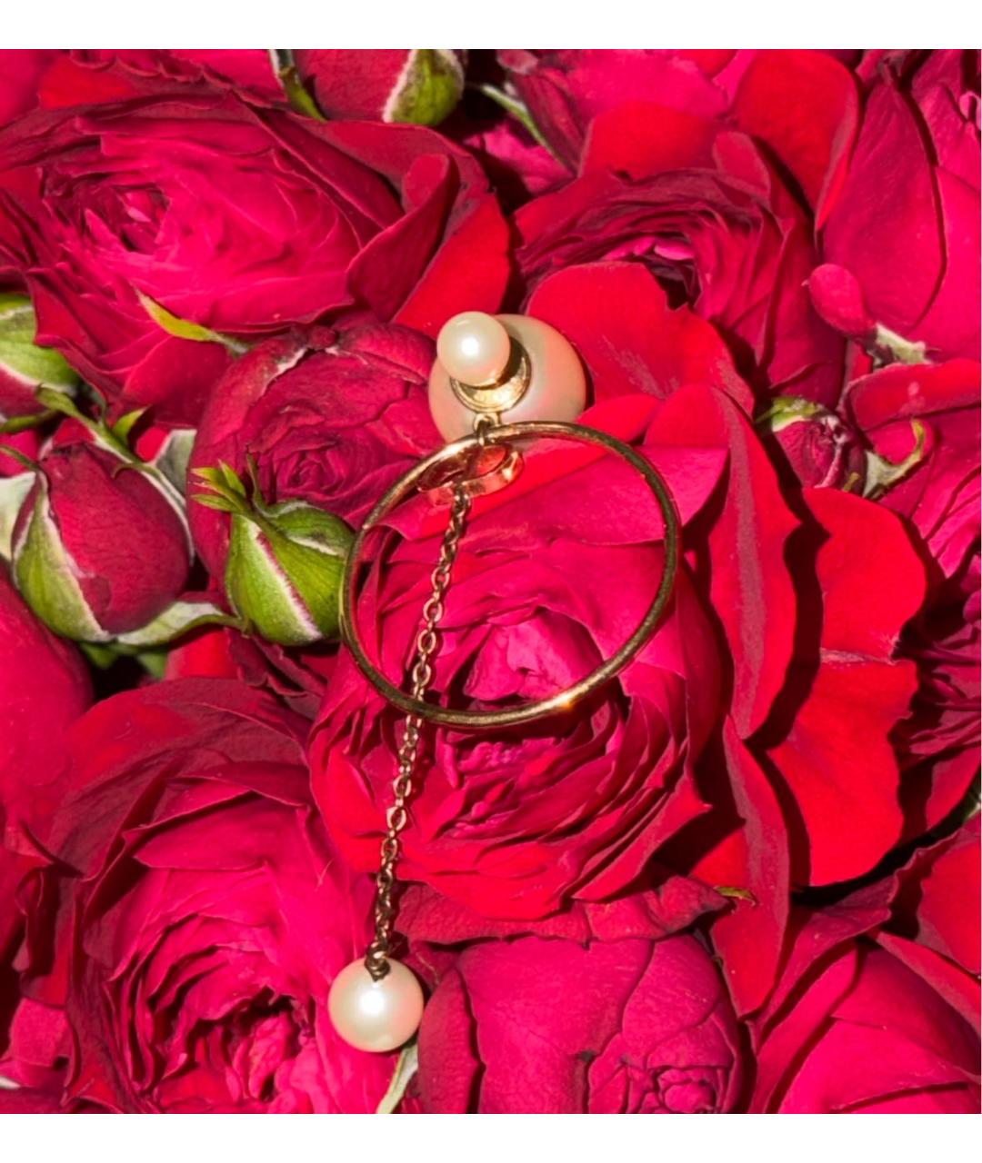 CHRISTIAN DIOR Золотые серьги, фото 2