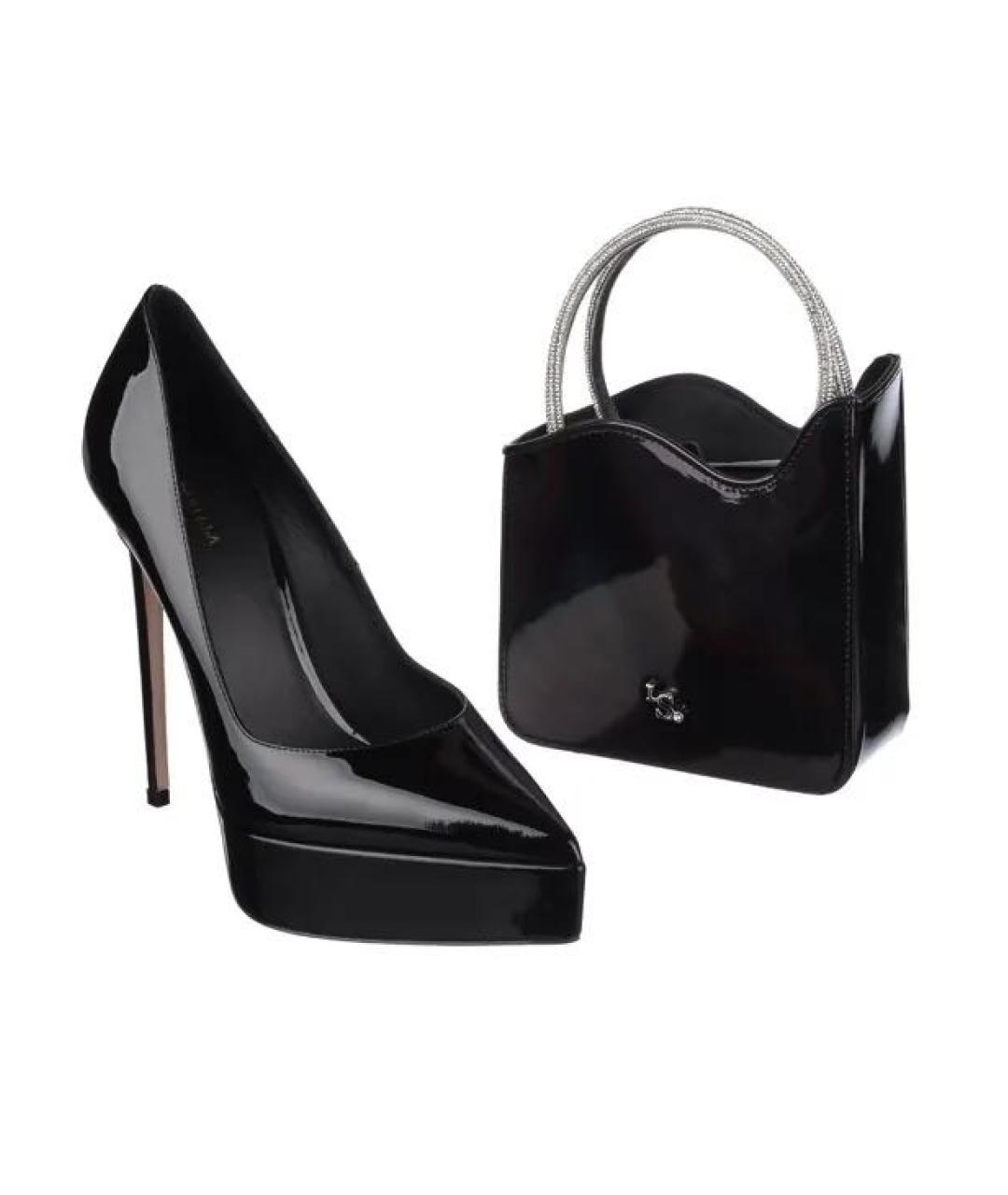 LE SILLA Черные туфли из лакированной кожи, фото 3