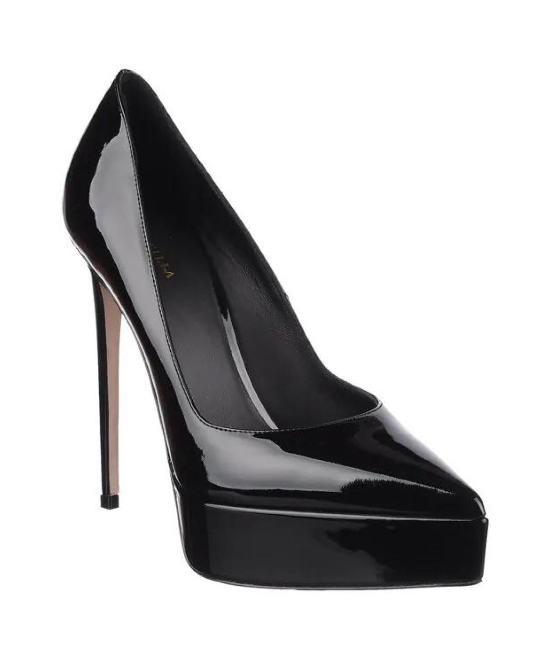 LE SILLA Черные туфли из лакированной кожи, фото 1