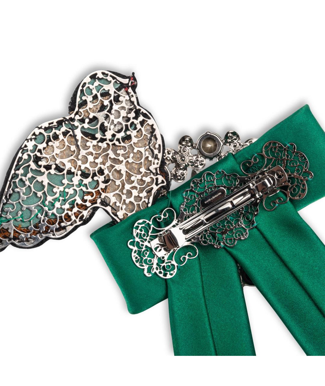 DOLCE&GABBANA Зеленая заколка, фото 4