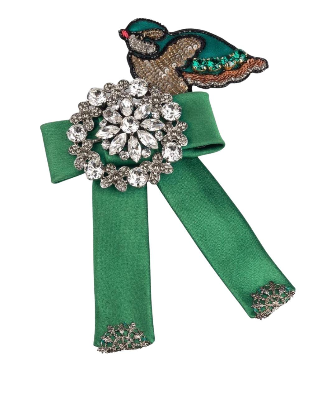 DOLCE&GABBANA Зеленая заколка, фото 1