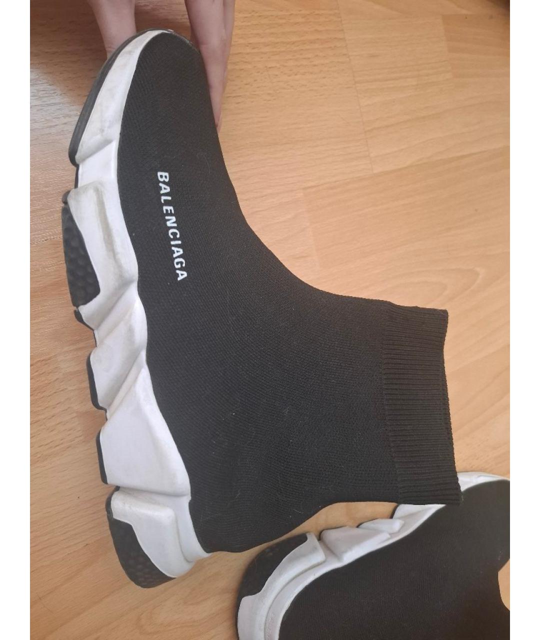 BALENCIAGA Черные кроссовки, фото 5