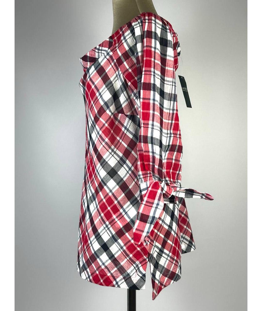 RALPH LAUREN Красная хлопковая рубашка, фото 2