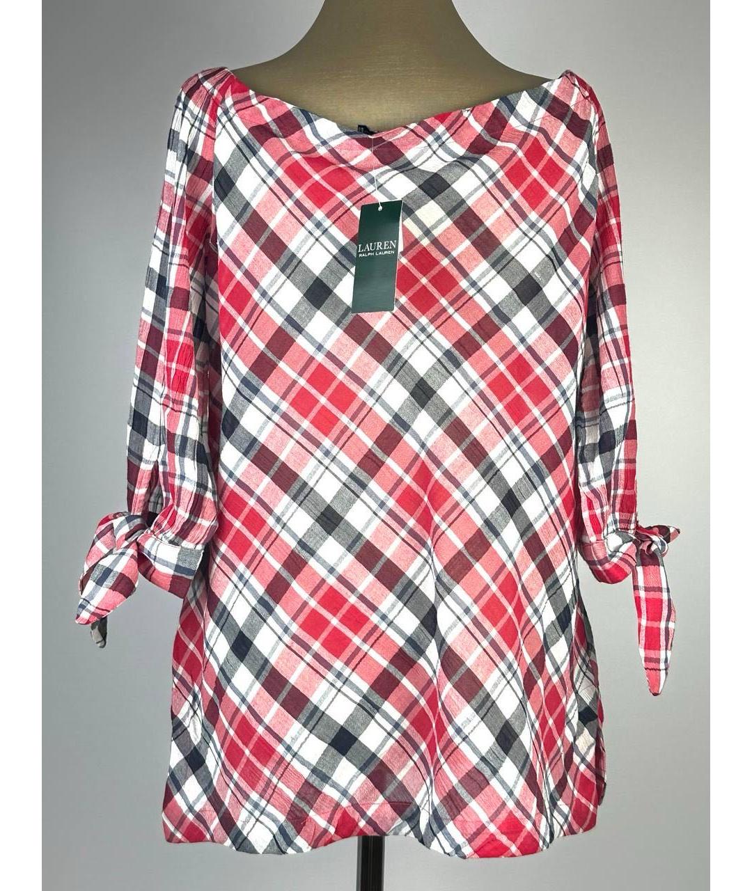 RALPH LAUREN Красная хлопковая рубашка, фото 3