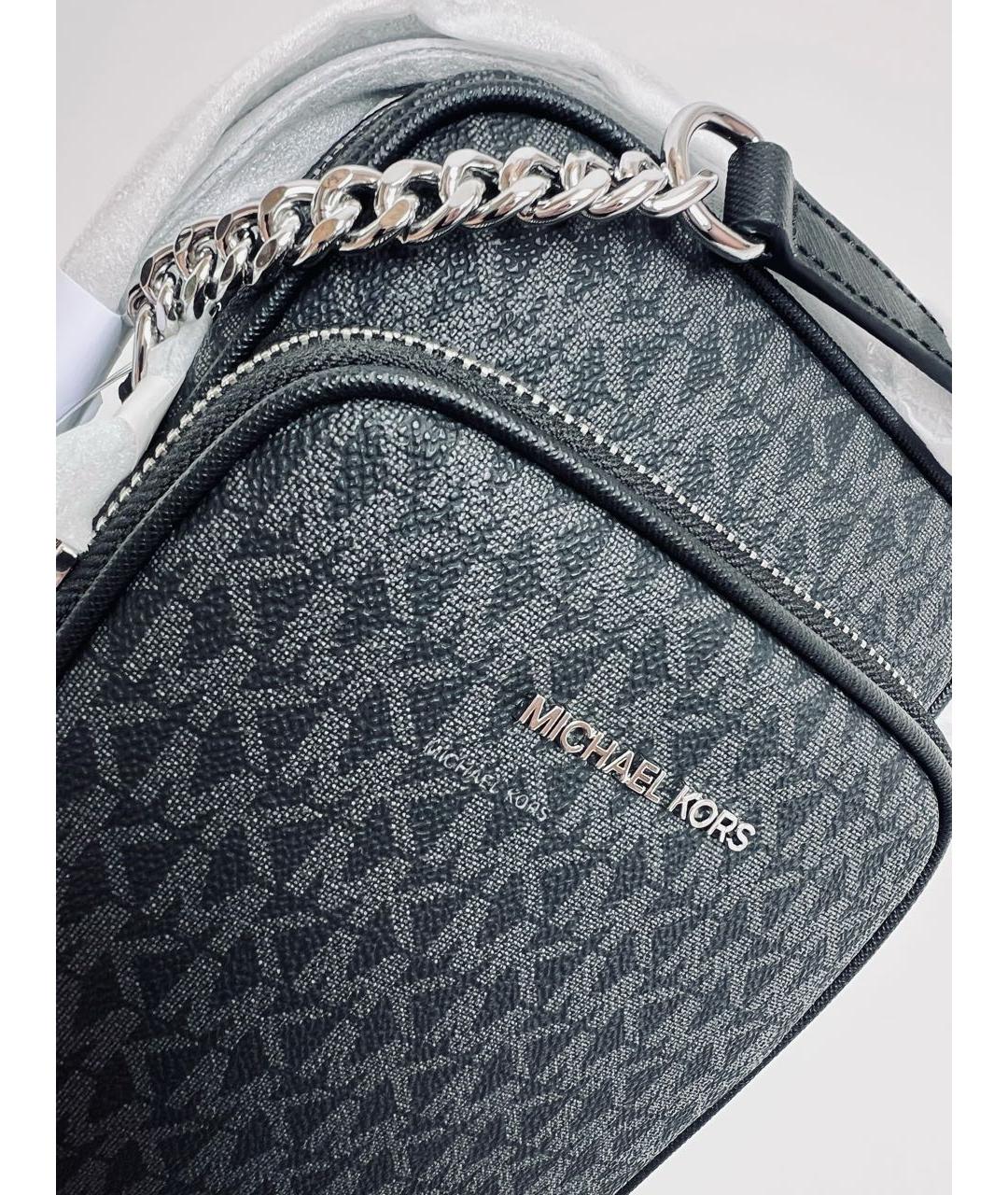 MICHAEL MICHAEL KORS Черная сумка через плечо, фото 8