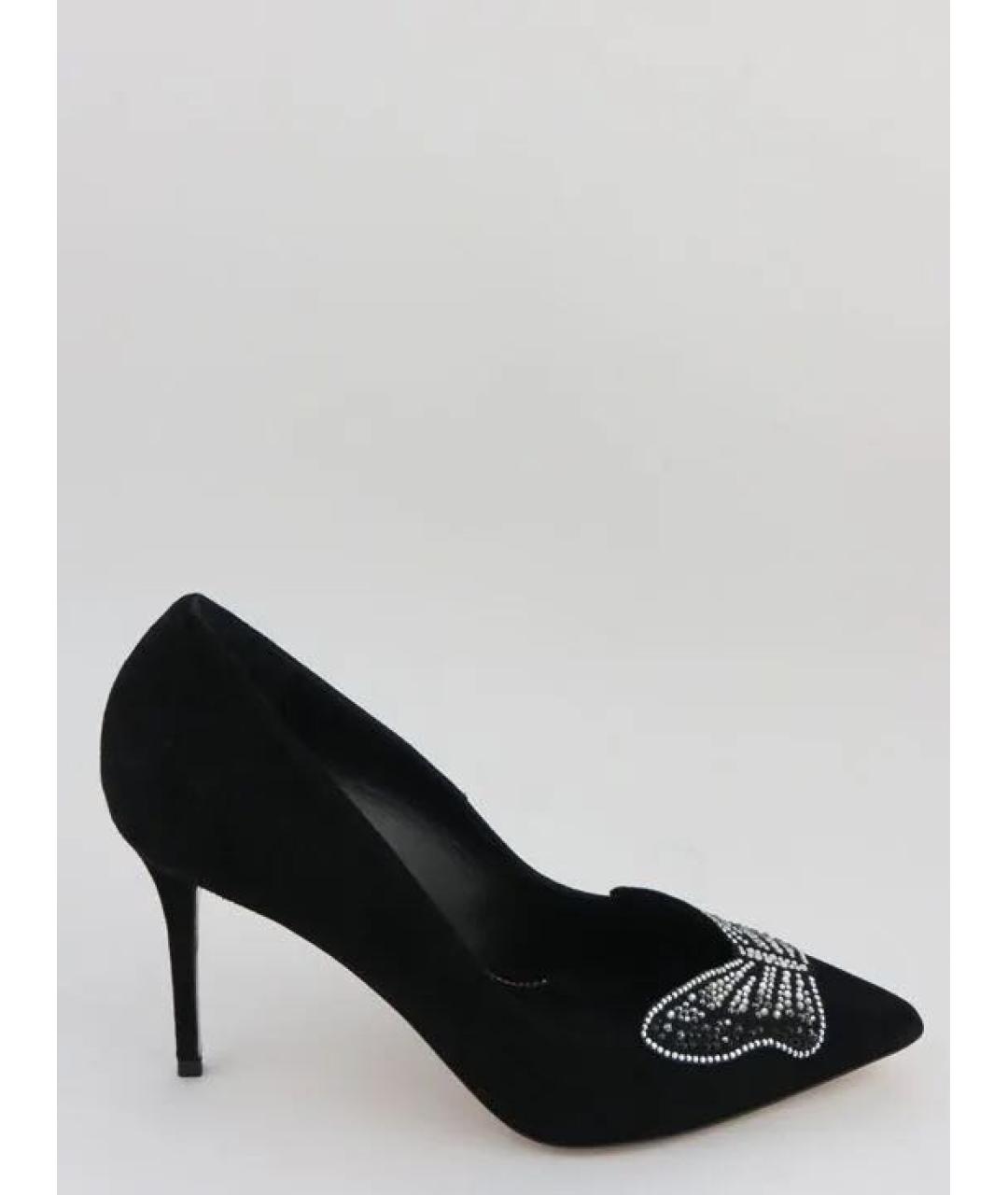 LE SILLA Черные замшевые туфли, фото 4