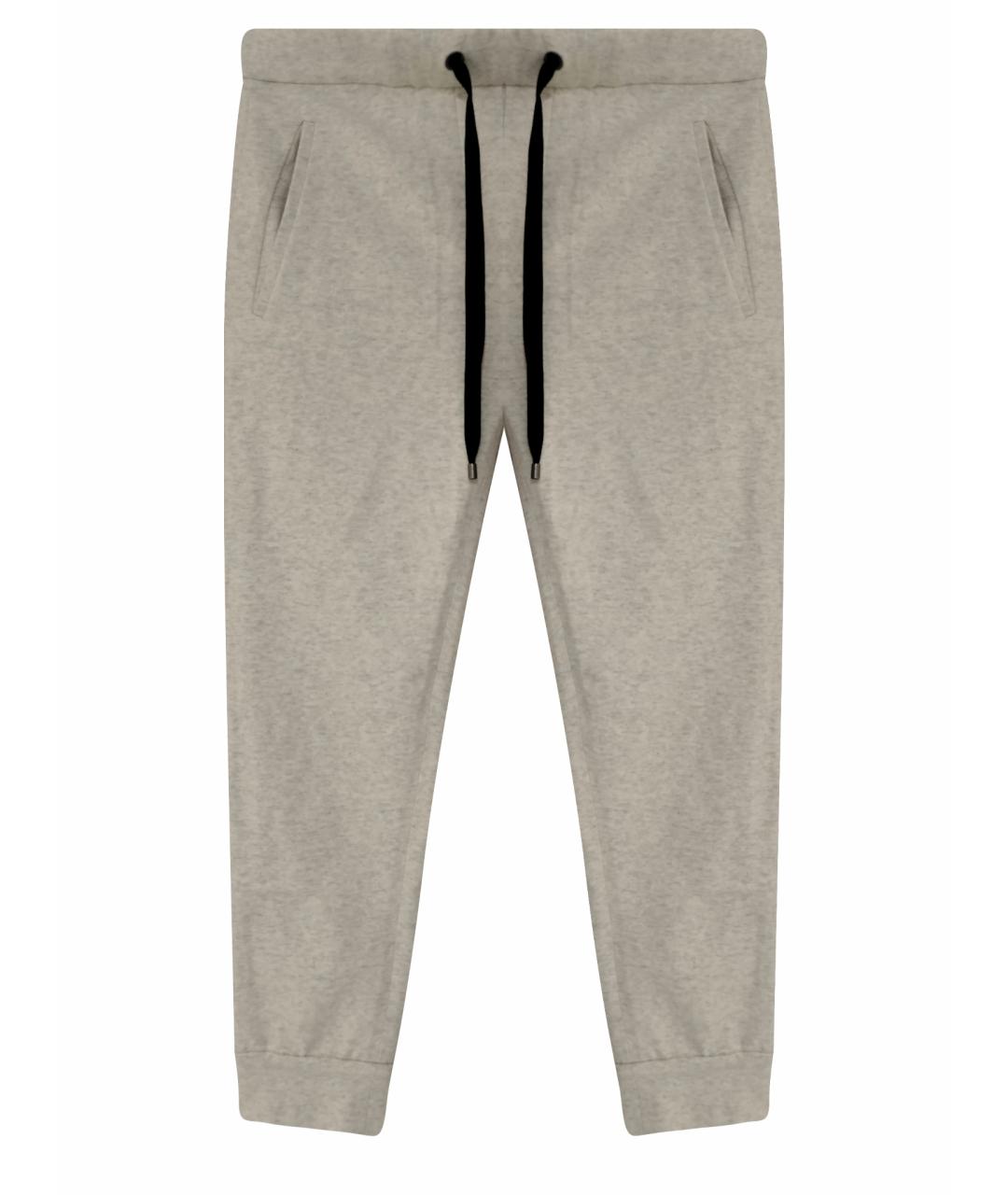 BRUNELLO CUCINELLI Бежевые хлопковые спортивные брюки и шорты, фото 1