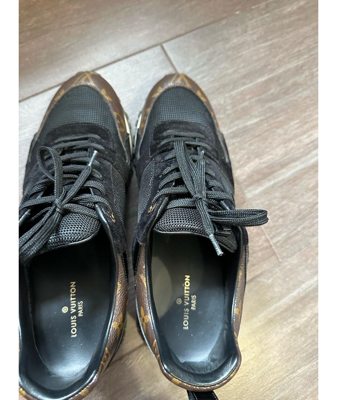 LOUIS VUITTON Черные текстильные кроссовки, фото 3