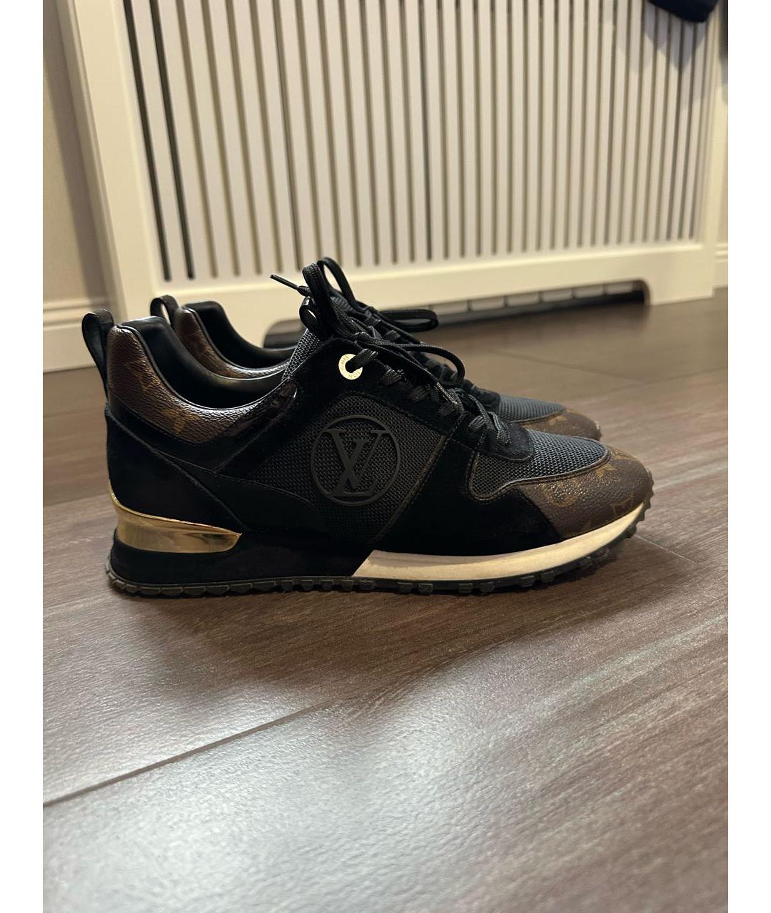 LOUIS VUITTON Черные текстильные кроссовки, фото 8