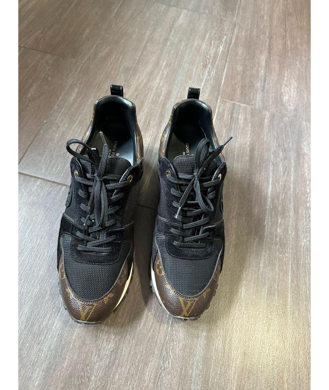 LOUIS VUITTON Черные текстильные кроссовки, фото 2