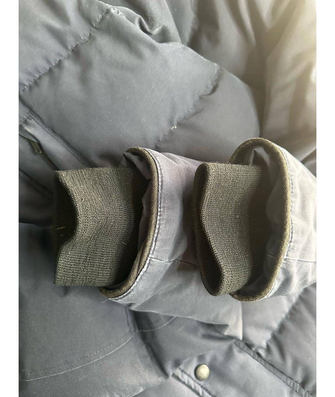 CANADA GOOSE Темно-синий полиамидовый пуховик, фото 5