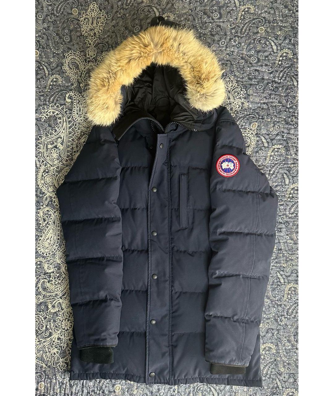 CANADA GOOSE Темно-синий полиамидовый пуховик, фото 9