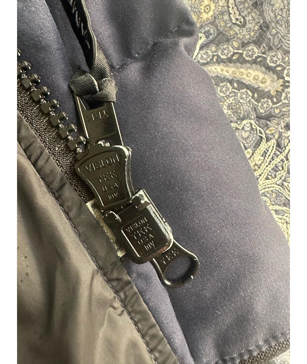 CANADA GOOSE Темно-синий полиамидовый пуховик, фото 6