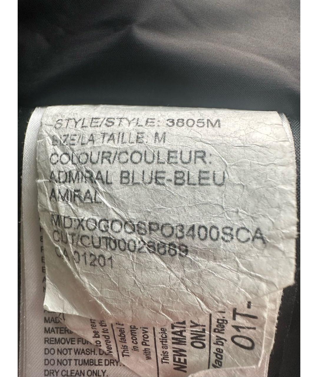 CANADA GOOSE Темно-синий полиамидовый пуховик, фото 7