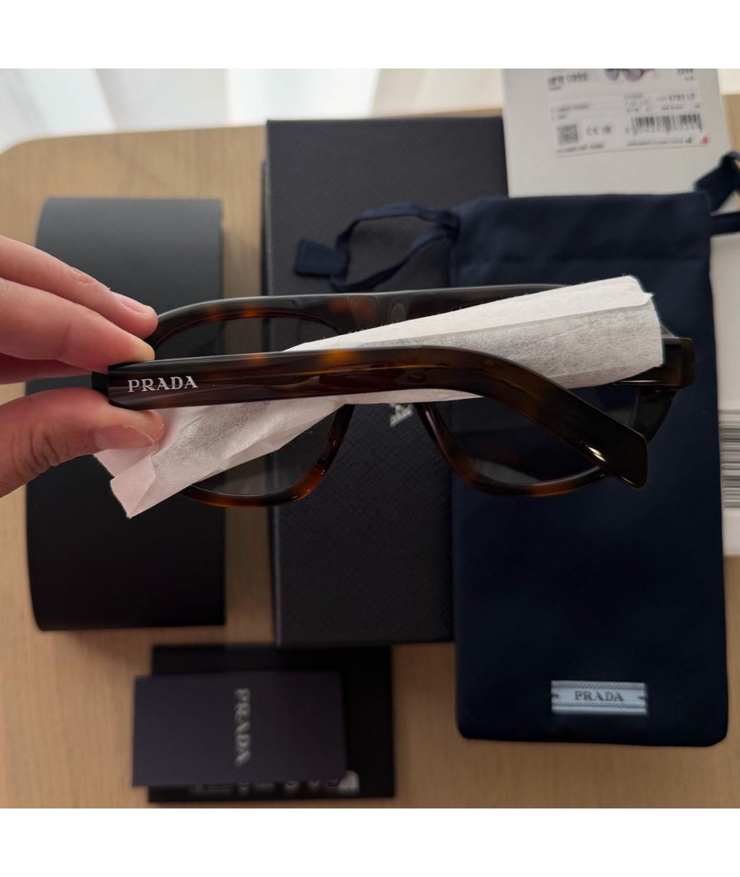 PRADA Пластиковые солнцезащитные очки, фото 5