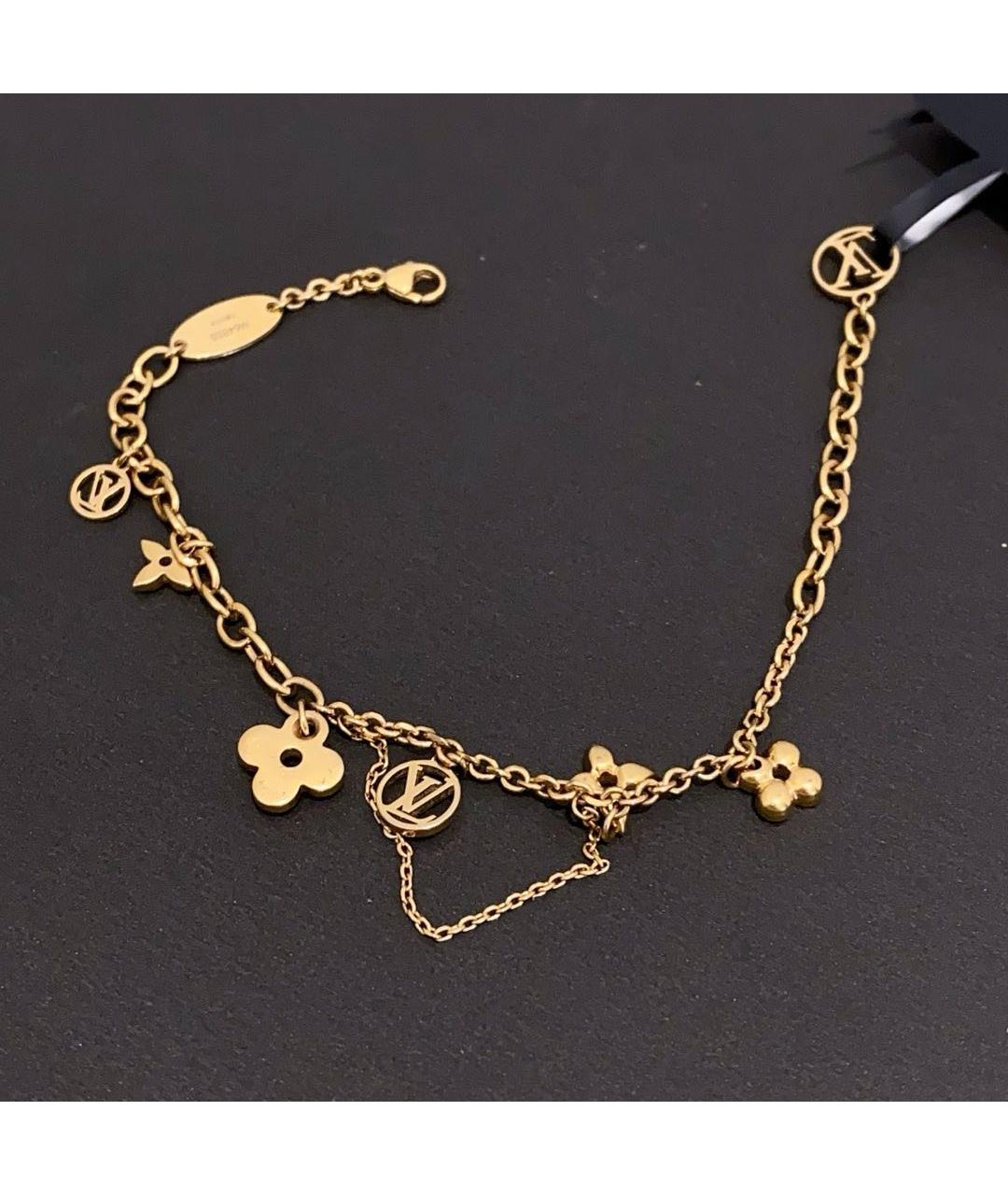 LOUIS VUITTON Золотой браслет, фото 4
