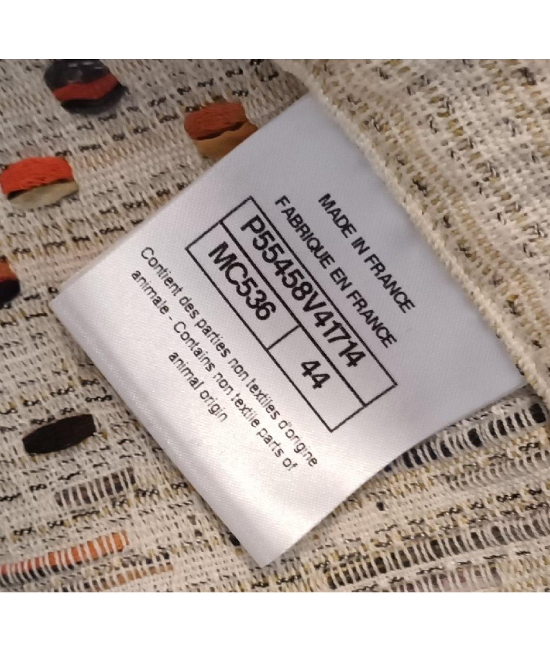 CHANEL Мульти твидовый жакет/пиджак, фото 6