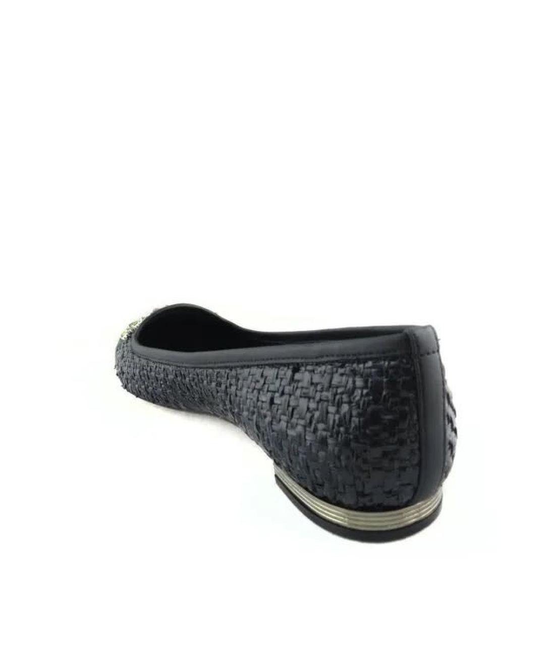 LE SILLA Черные кожаные балетки, фото 2