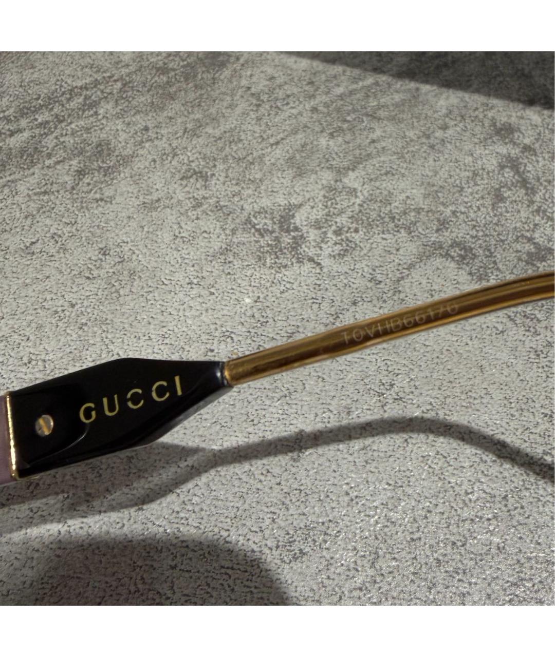 GUCCI Черные пластиковые солнцезащитные очки, фото 5