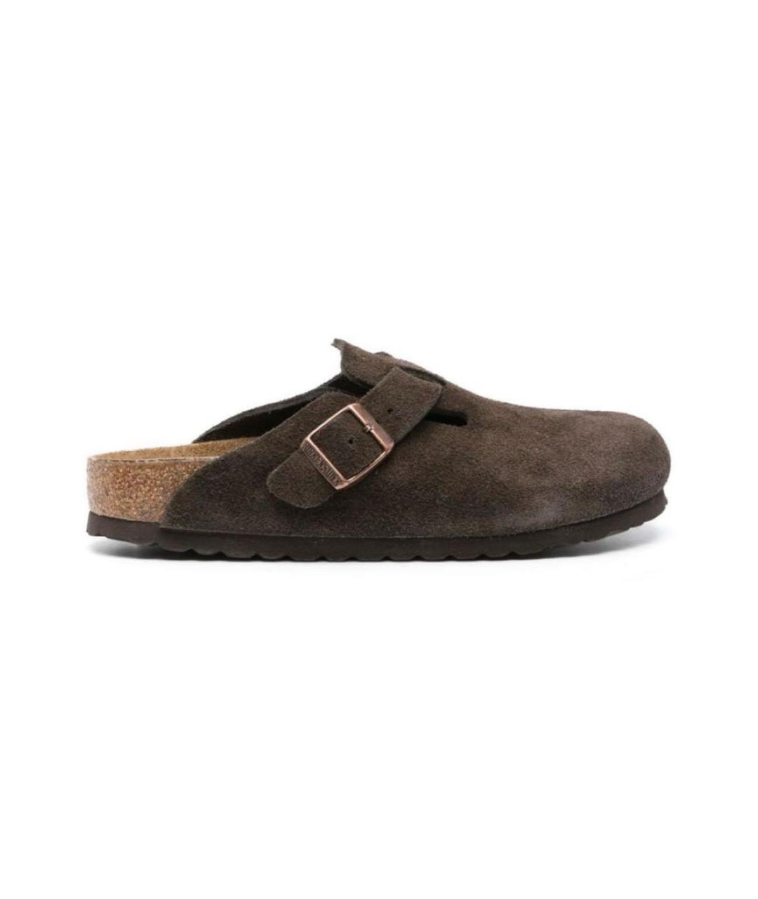 BIRKENSTOCK Коричневые замшевые сандалии, фото 8
