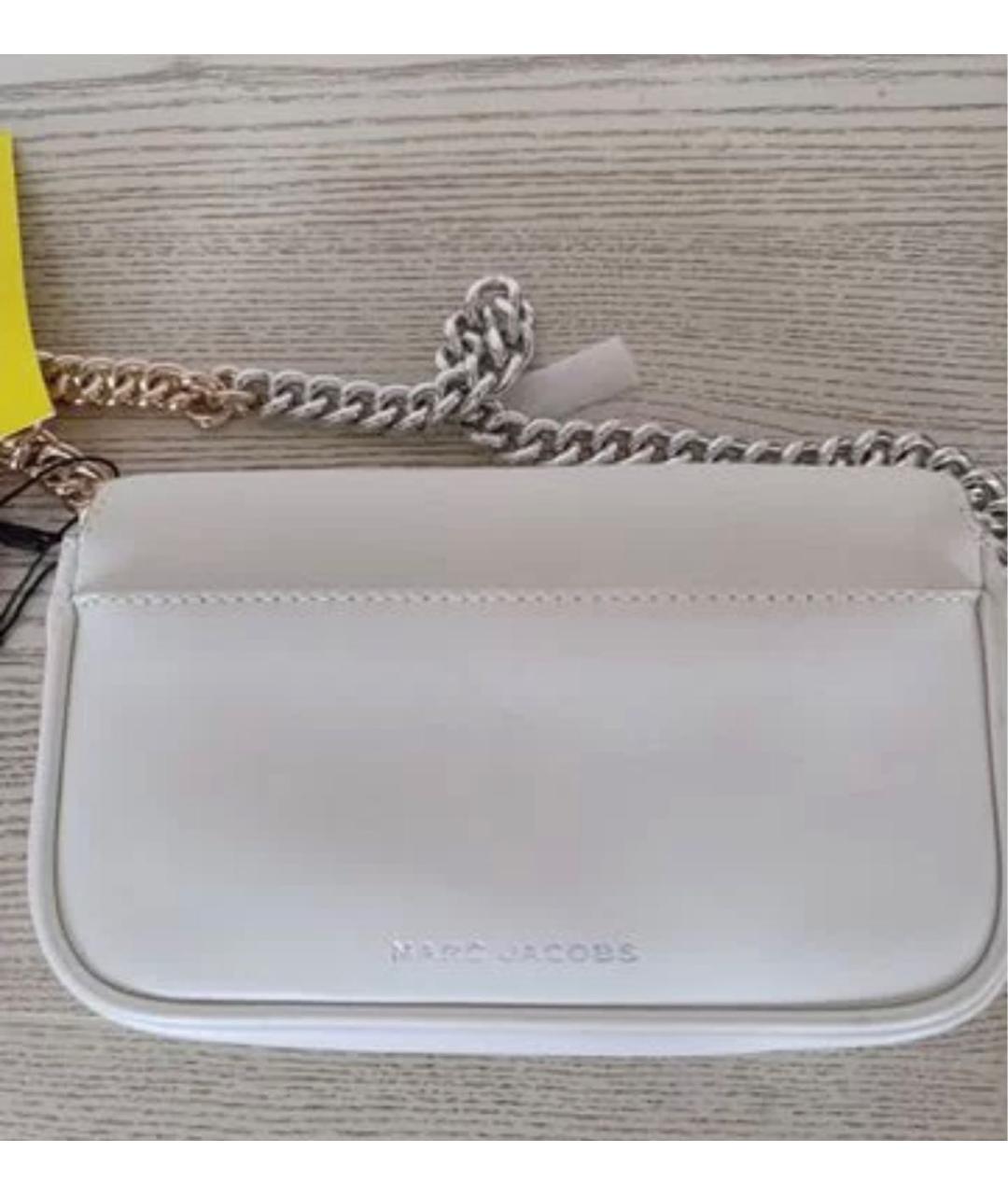 MARC JACOBS Белая кожаная сумка через плечо, фото 2