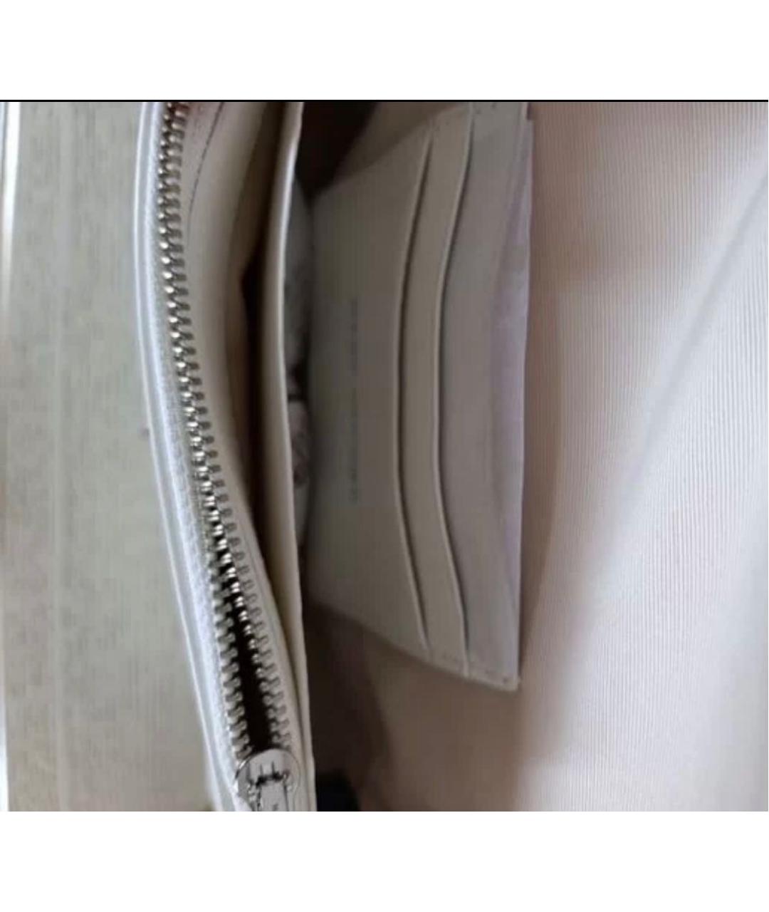 MARC JACOBS Белая кожаная сумка через плечо, фото 3