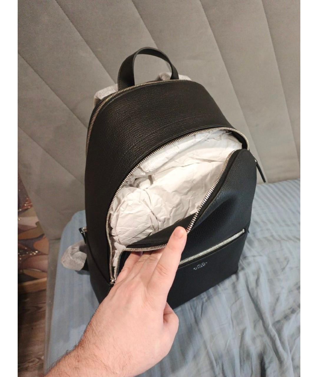 SMYTHSON Черный рюкзак из экзотической кожи, фото 4